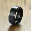 Vnox Rotatable Spinner Ring For Men Women,6/8mm Solid Glossy Matte Wedding Band,Basic Simple Casual Classic Retro Fraternal Ring