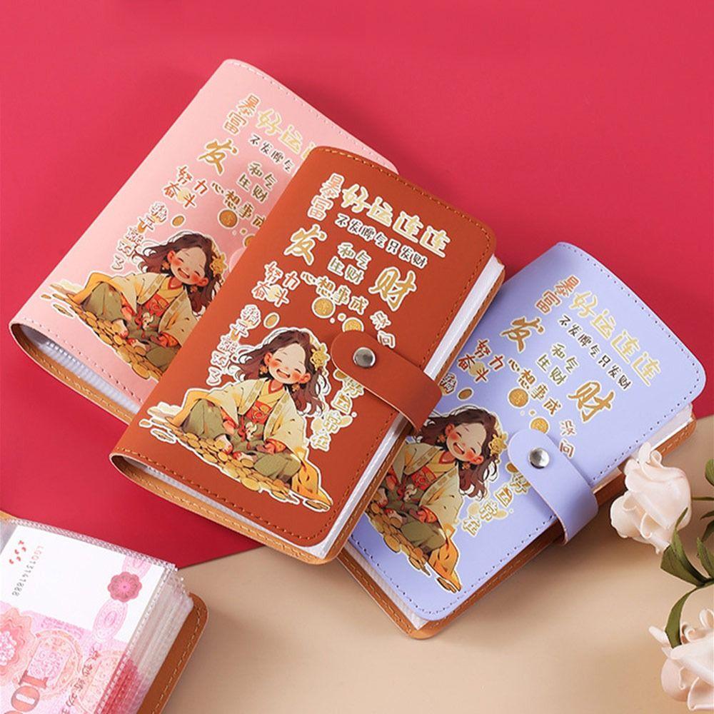 PU Mini Binder Savings Challenge Waterproof Savings Challenges Sheets Gifts Budget Binder for Kids