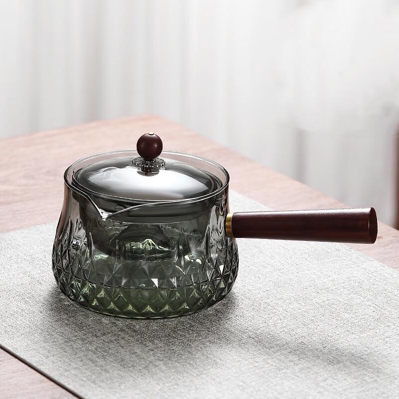 Shangqi Rotating Glass Infuser Teapot
