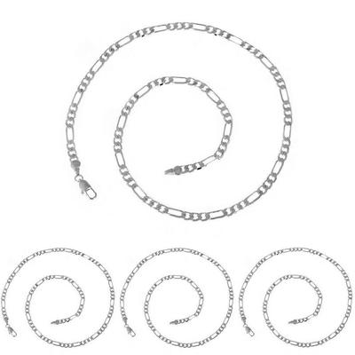 1 Parça Basit 4MM 24inçZincir Kolye Erkek Kolye