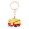 Pack of 2 Camping Car Keyrings Alloy Keychain Set Stylish Car Shape Bag Pendant Bag Accessory for Camping Lover Present