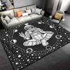 Astronaut in Space Rug for Futuristic Living Areas - Sci-Fi Carpet, Cosmic Design, Modern Home Decor Skid resistant carpet