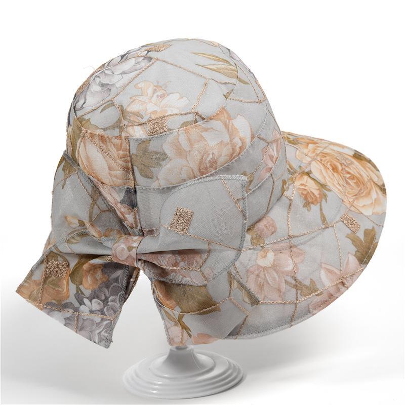 Sunshade Women Summer Sun Hat for Middle-aged and Elderly Outdoor Foldable Fisherman Hat