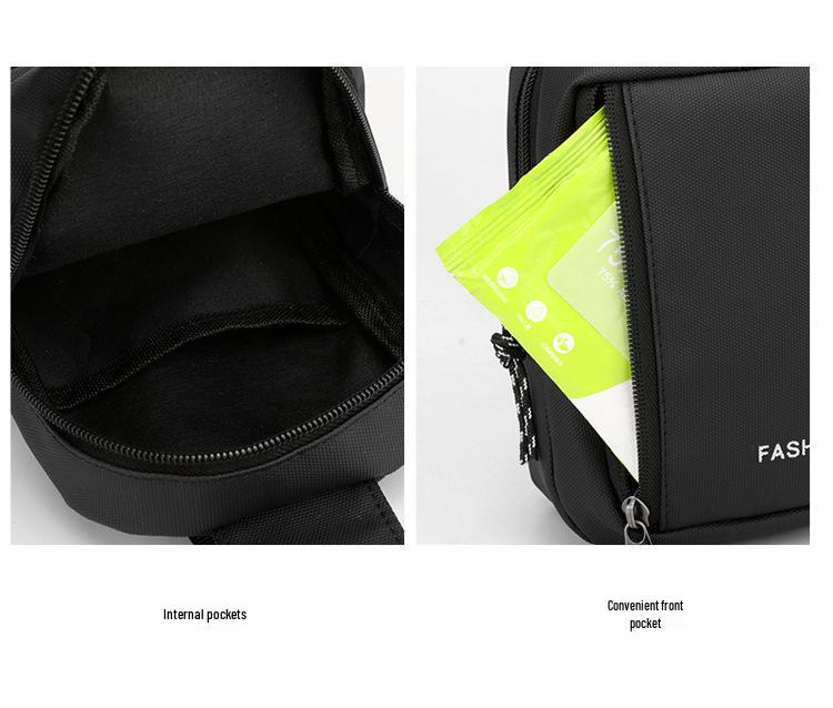 Men's Fashion Crossbody Chest Bag - Trendy, Simple, and Portable Travel Messenger Bag