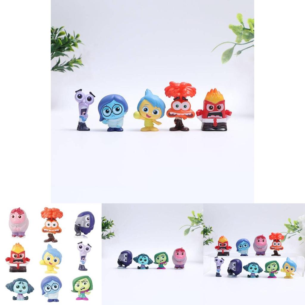 Miniature Inside Out Emotion Figures Pvc Collectible Toys Fun And Colorful Designs