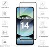 6in1 Full Cover Glass For Xiaomi Redmi Note 14 Tempered Glass Redmi Note 14 Screen Protector Phone Lens Film Redmi Note 14