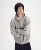 Slow Record House Crop Hooded Zip-Up_Gray