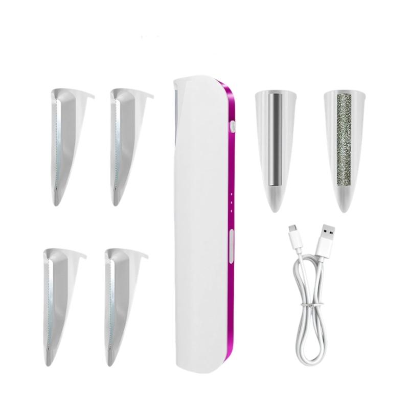 

Rechargeable Body Hair Removal Device With Interchangeable Attachments For Full Body Use And Safe Process белый