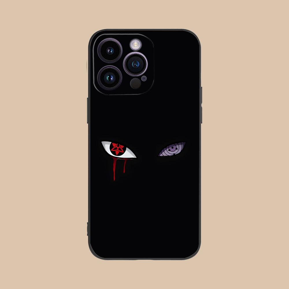 Anime Eyes Phone Case for iPhone 17 16 15 14 13 12 11 X XR XS 8 7 Air Pro Max Plus Mini Soft TPU Shockproof Cover
