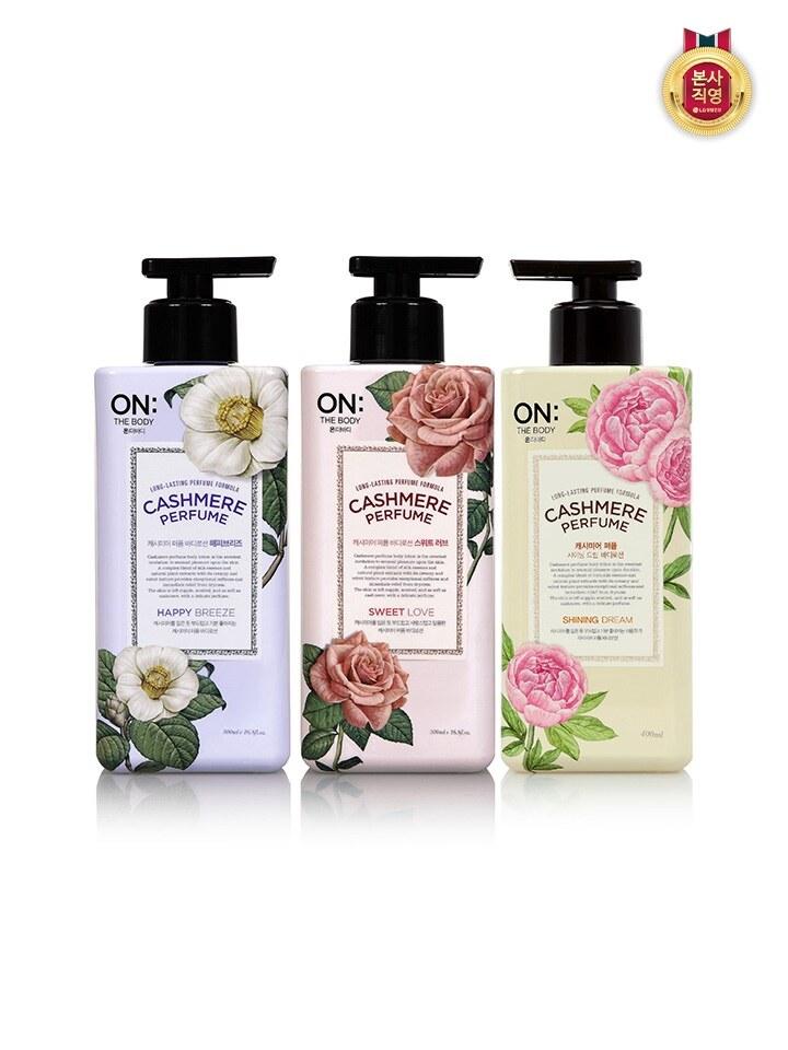 

ON THE BODY Perfume Body Lotion 400ML x 2 (Choose 1 of 3: Happy/Love/Dream) Happy