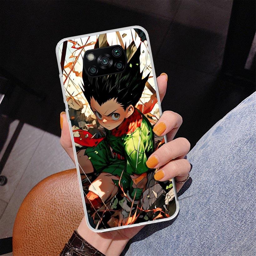 Huner X-Hunters Gon Phnoe Case for Xiaomi Poco X5 X6 X7 Pro X4 Gt F7 Ultra M8 M7 Redmi 15C 15 13C 13 12C 12 Unique Cover Coque P