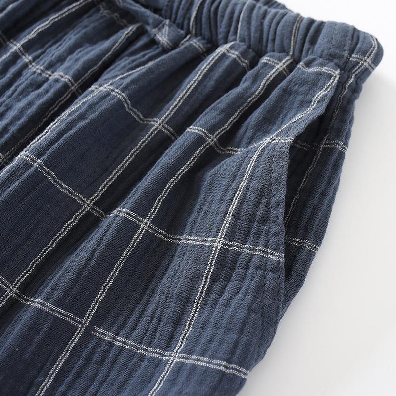 Summer Men's Lightweight Cotton Pajama Shorts: Breathable, Loose-Fit, Plus Size, Indoor/Outdoor Wear