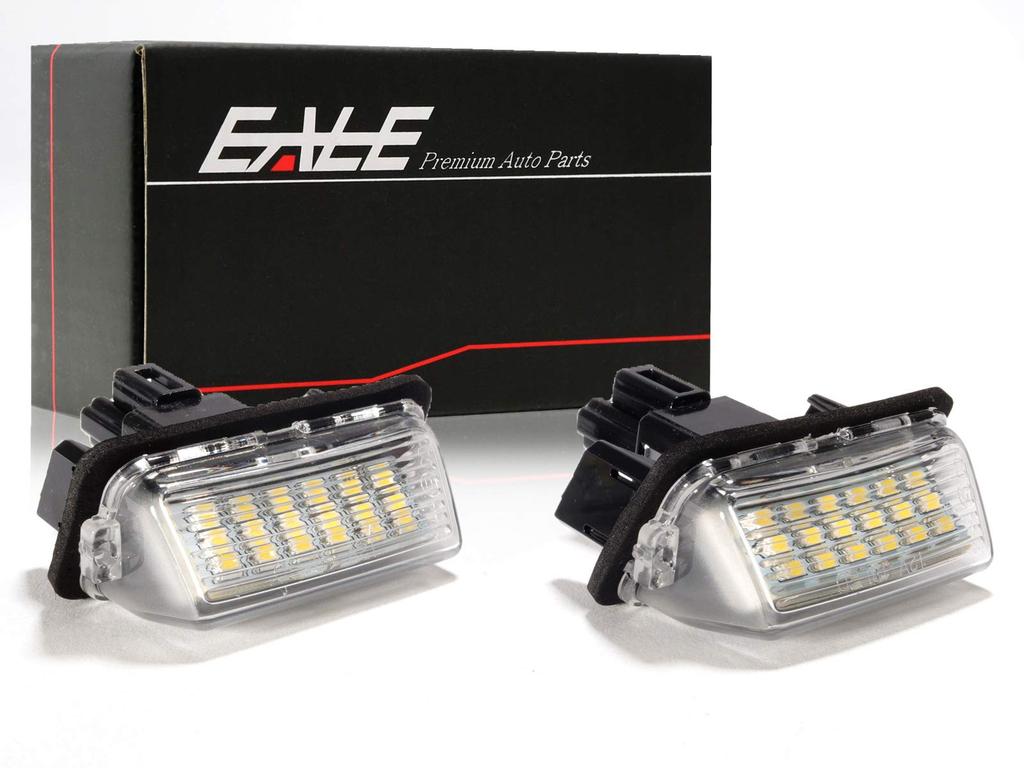 LED License Plate Light for 80 Series Hybrid NHP10 SAI Noah/Voxy/Esquire, Compatible, Aqua/AVV50 Camry/AZK10 (Late Model)