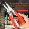 Wire Strippers With Hook Multifunction Stripping Pliers With Voltage Tester Versatile Wire Stripping Pliers Cutting Crimping New