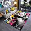Pop Art Glamorous Woman Portrait Suitable As a Non-slip Mat for the Living Room or Bedroom Sofa