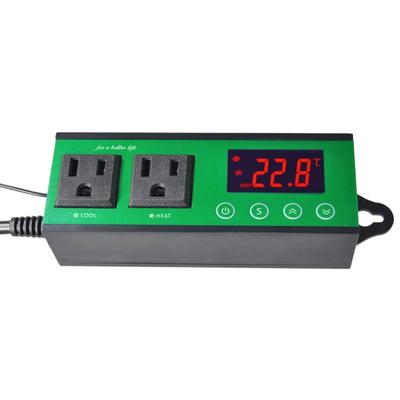 Digital Thermostat Heating Cooling Temperature Controller for Germination Brewing Breeding Incubation -40 To 110℃