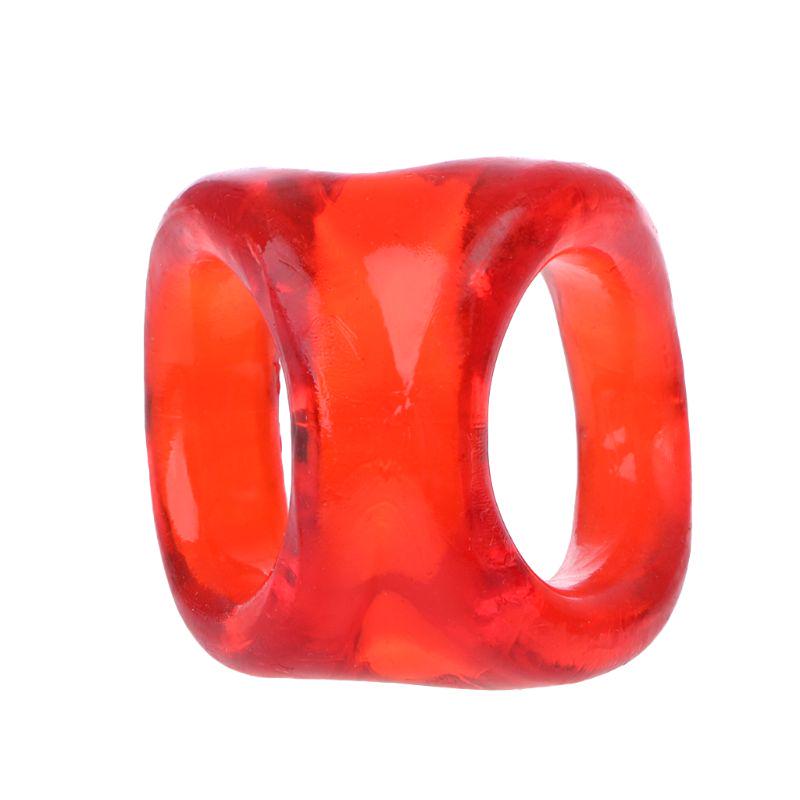 Double Rings Delay Ejaculation Men's Cock Rings Sex Toys Crystal Penis Lock Rnig