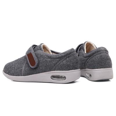 Herbst- und Winter-Herrenschuhe mit Klettverschluss, warme Herrenschuhe zum Gehen