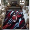 AC Milan Printed Flannel Area Rug Non Slip Soft Polyester Floor Carpet Indoor Decor Mat for Bedroom Living Room Sofa Game Room Home Decoration