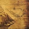 Poster Ancient Sailing Ship Nautical Line Pattern Kraft Paper Home Decor Wall Sticker for Bar