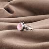 Pink Cat's Eye Ring, 925 Sterling Silver Ring Jewelry, Handmade Ring Gemstone Jewelry For Memorial Day