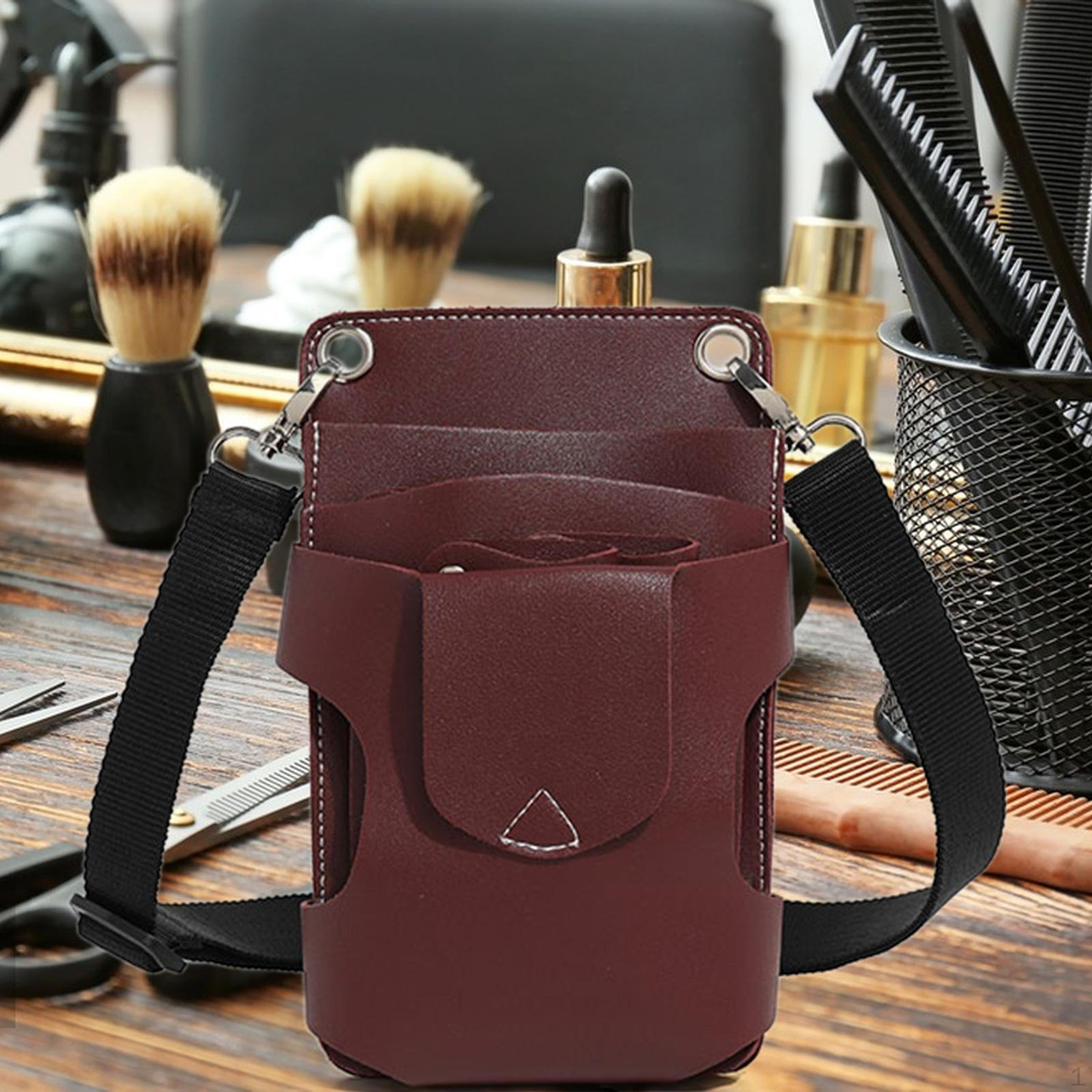 

Парикмахерская сумка для парикмахерских ножниц, косметический салон, парикмахерский инструмент Deep Red
