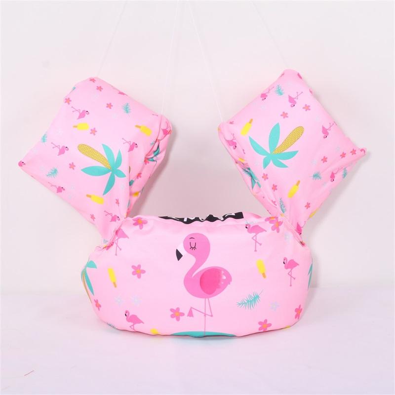 Kids Swim Floats Sleeve Vest Swimming Arm Band Floats with Waistband for Swimming Training Bird
