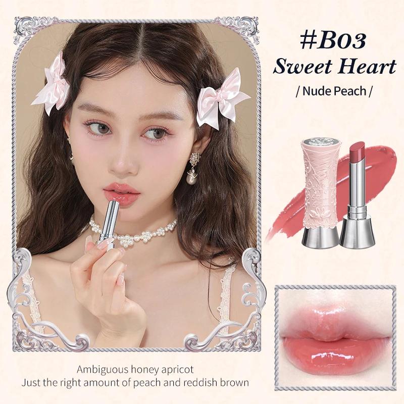 Flower Knows Серия  Лебединый балет  Сияющая помада B03