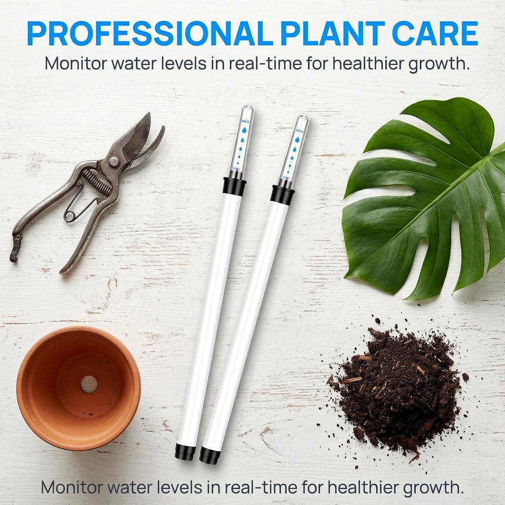 2Pcs Water Level Gauge Buoy Indicator Flower Pot Water Shortage Reminder Plant Moisture Display Potted Plant Moisture Indicator