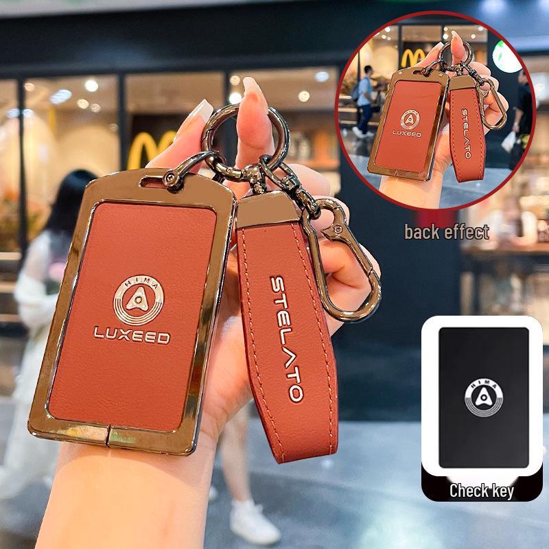 HONGQI S9 Metal NFC Card Key Holder Case for Long Range Ultra Key Protection