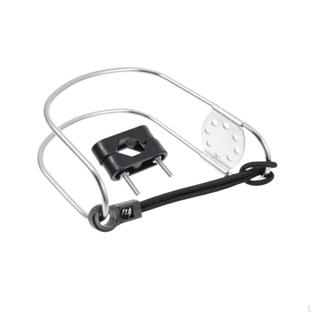 Life Ring Bracket Boat Lifebuoy Holder Throw Portable Marine Buoy for Wall