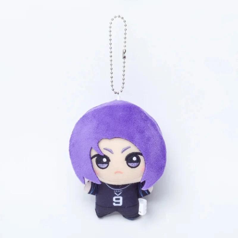 10cm New Blue Lock Plush Pendant KeyChain Yoichi Isagi Nagi Seishiro Mikage Reo Rin Itoshi Itoshi Sae Action Doll Toy Gift
