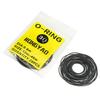 1 Packung Uhrenreparaturwerkzeug 0,5/0,6/0,7/0,8 mm Uhr O-Ringe Wasserdichte Gummi-Uhrboden-Dichtungen Hardware-Zubehör