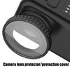Clear Lens Shield for Cameras Wear Resistant Glass Instants Attachment System Secure Protective Gear