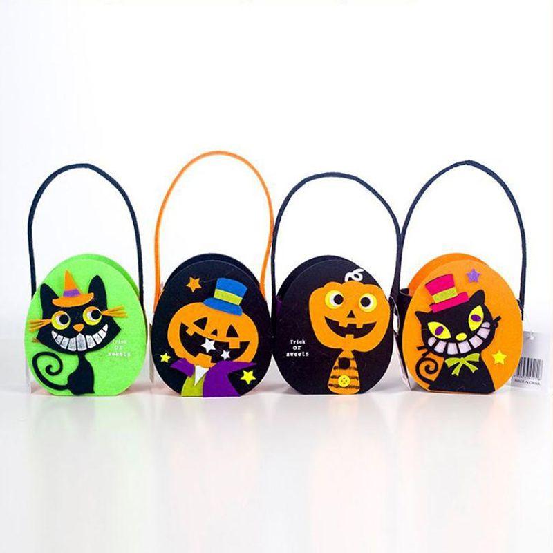 Whimsical Pumpkin Candy Bag Perfect For Halloween Parties And Festive Gatherings