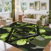 Borussia Mönchengladbach Design Crystal Velvet Rug Soft Decorative Mat for Bedroom Entrance