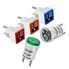 LED Digital AC Voltmeter High Sensitivity EU Plug 50-500V Voltage Tester for Office Building Power Distribution Check