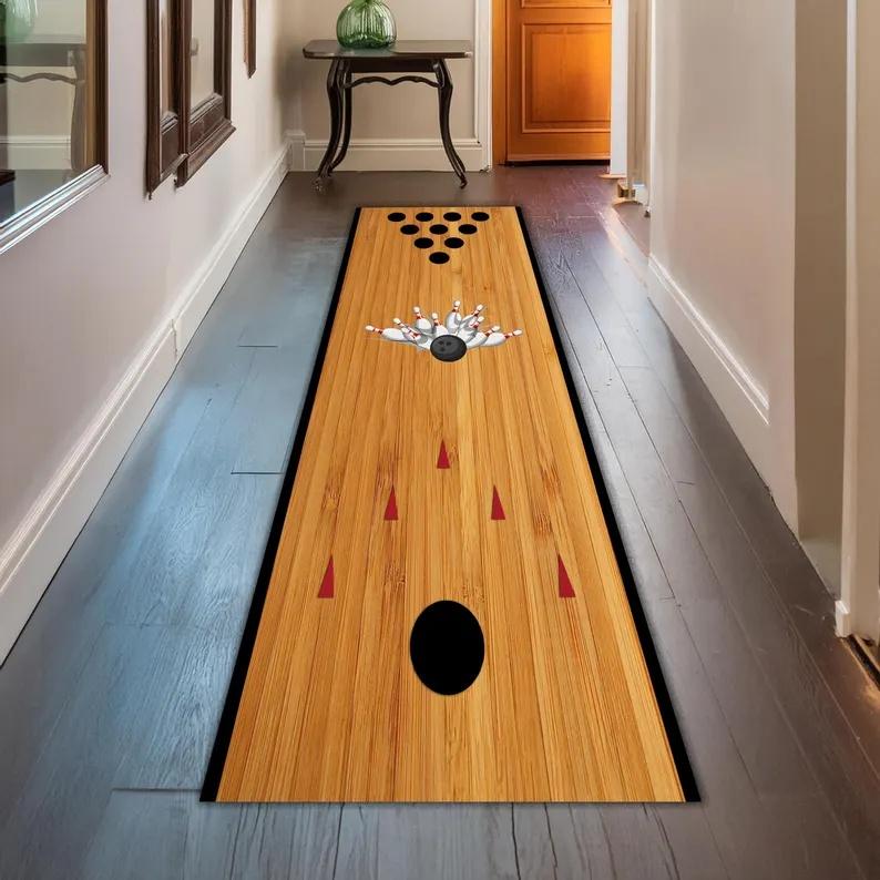

Килимок для боулінгу Гра в боулінг Декор для боулінгу Килимок «Страйк» Килимок для гри в боулінг Килимок-доріжка Килимок, що миється Килимок проти ковзання 40X120CM