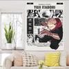 G-Gojo S-Sukuna Yuji Anime Vertical Tapestry Wall Tapestry Wall Art Aesthetic Room Decor Room Decoration Accessories