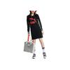 Logo Print Hooded Long Sleeve Dress Women Dress 598686-01