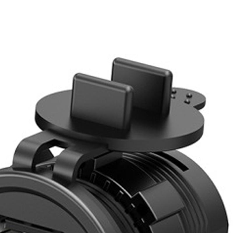 Motorcycle Dual USB Charger 12V Electric Digital Voltmeter Fast Charging Parts for Phone Tablet GPS Green