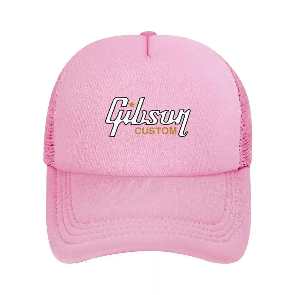 Gibson Les Paul Mesh Baseballkappen Snapback-Design, modische Baseballmützen, atmungsaktiv, lässig, für Outdoor-Aktivitäten, Unisex