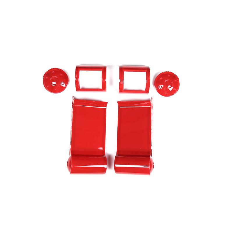 

ABS Car Dashboard Both Sides Air Conditioner Outlet Frame Decorative Sticker For Toyota FJ Cruiser 2007-2025 Car Accessories
