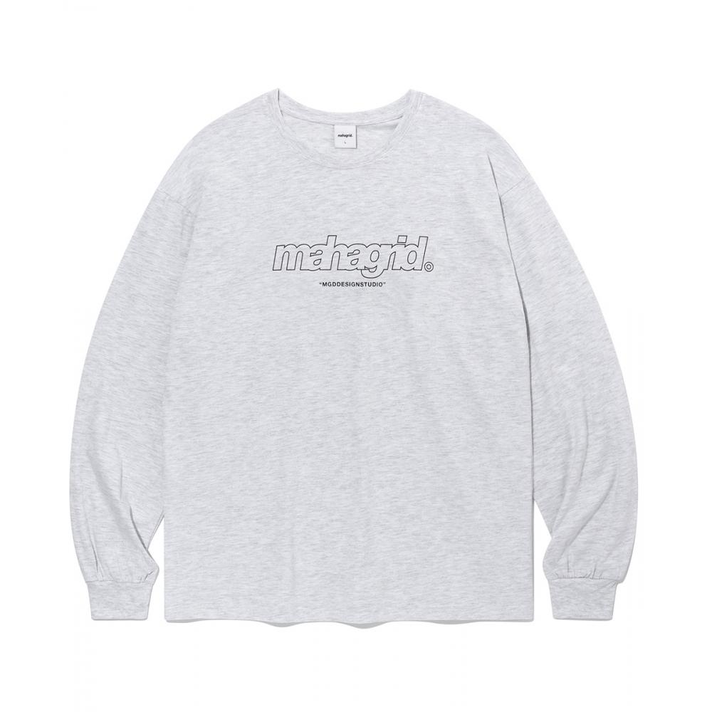 

MAHAGRID THIRD LOGO LS TEE LIGHT GREYMG2BFMT551A