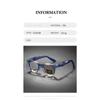 Korean Fashion Photochromic Reading Glasses Women Trends Anti Blue Light Color Changing Presbyopia Glasses TR90 Oversize Frame