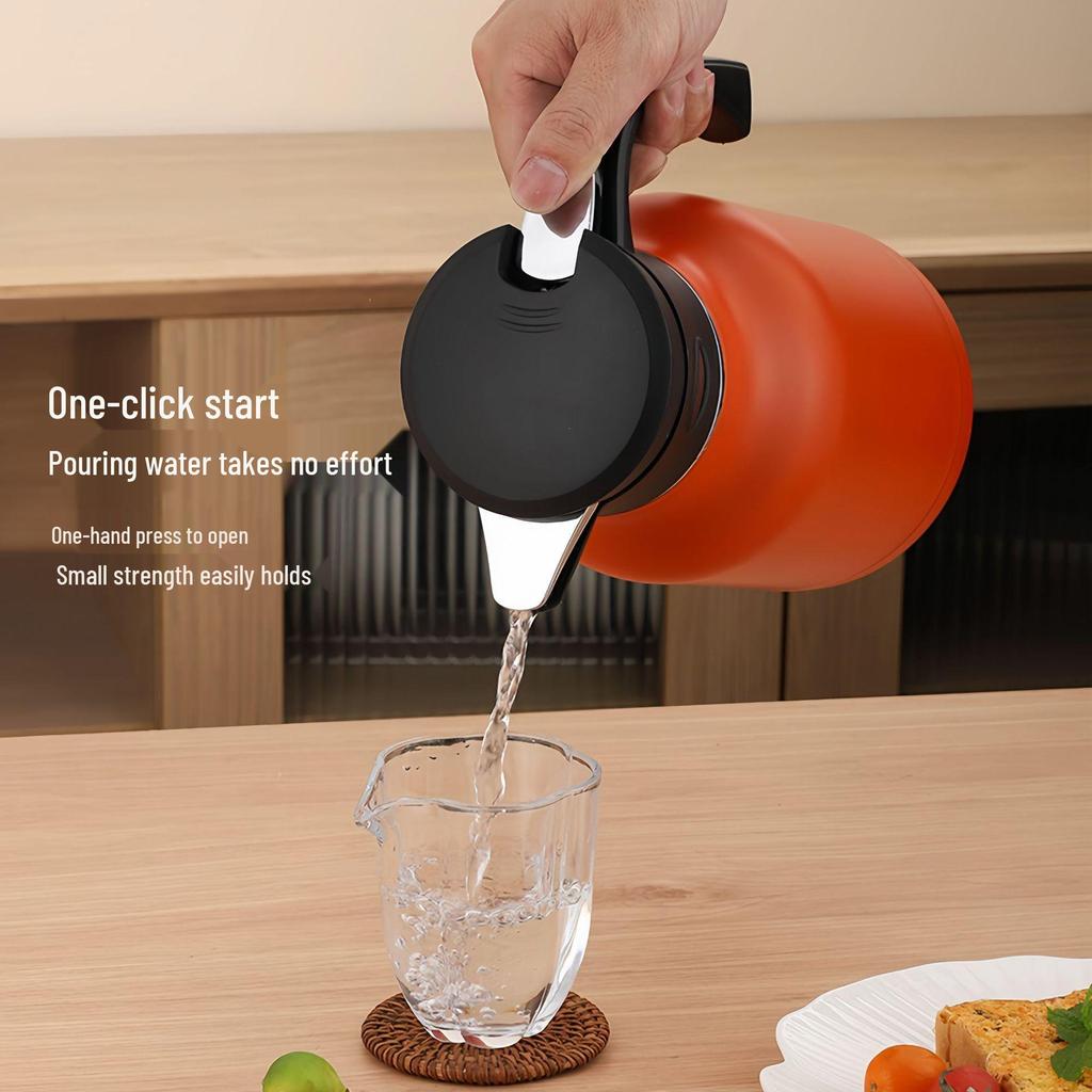 304 Stainless Steel Double-Layer Vacuum Insulated Hot Water Bottle - Large Capacity Flask for Home and Hotel