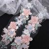Imitation Flower DIY Sewing Decals Pearl Lace Collar For Wedding Dress Clothes Accessories Applique