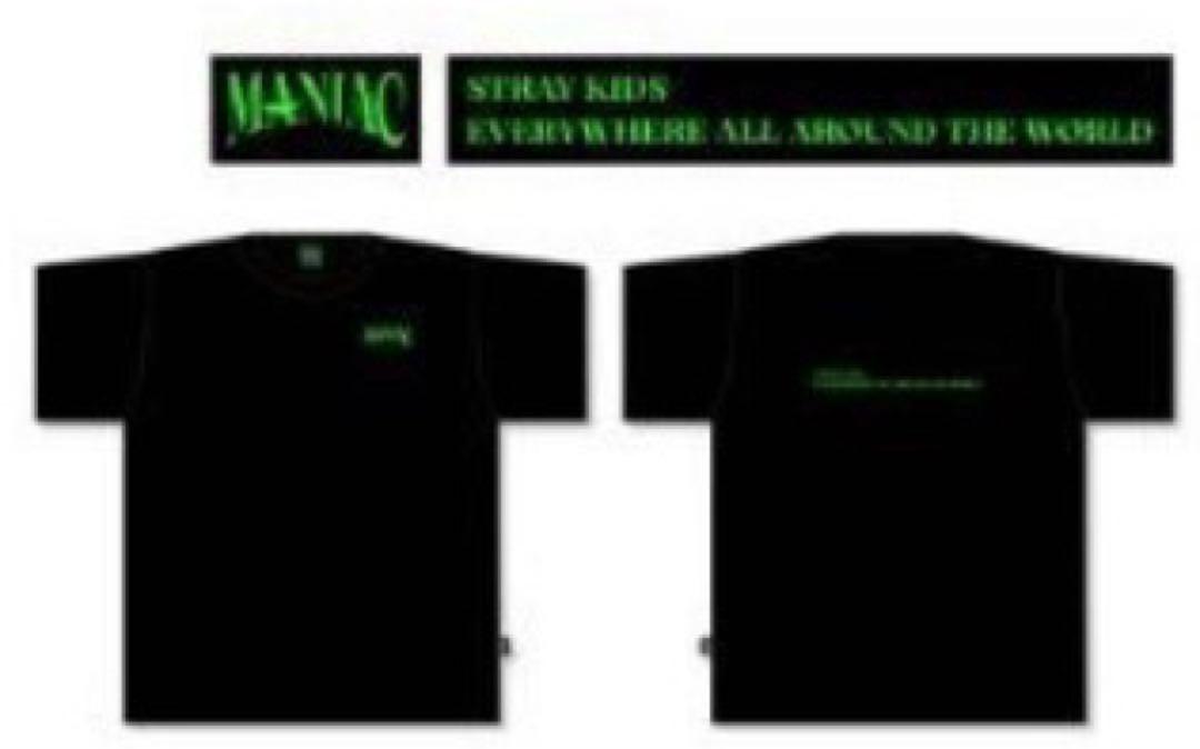 

[USED] Stray Kids MANIAC Seoul Concert T-shirt Black