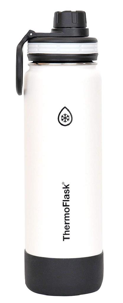 TAKEYA White Thermo Insulated Stainless Steel Water Direct Drinking 0.7L Flask, Bottle, 700ml,