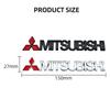 NEW Car Letter Sticker Tail Bumper Badge Rear Trunk Emblem For Mitsubishi Evolution Lancer Grandis Outlander Triton Pajero ASX UN1